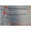 Image 2 : Royal bank cancer sask checks 1919