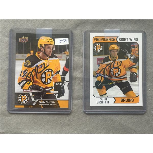 Seth Griffith - Autographed Hockey Cards