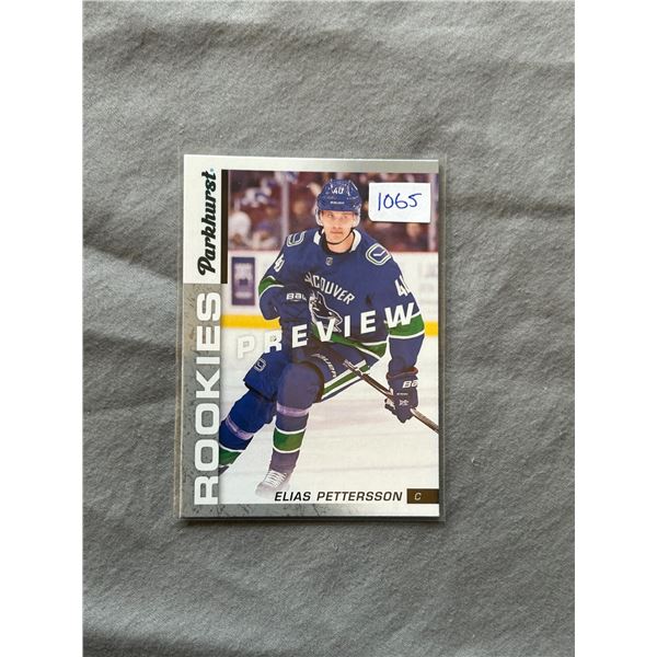 Elias Pettersson - Rookie Card