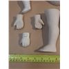 Image 2 : Ball Jointed Doll Parts - Porcelain.