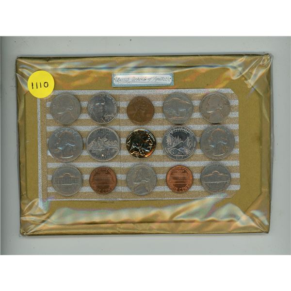 1936 U.S.A 22 K.T.Gold Coin and United States Coins Set.