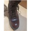 Image 3 : Vintage Brown Leather Lace-up RCMP Riding Boots.(Mention Inside Boots BABENKO) - (Height 18") - Size