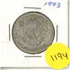 Image 1 : 1943 Canada Silver 50 Cents Coin.