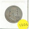 Image 1 : 1951 U.S.A Half Dollar Coin - 90% Silver.