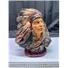 Image 1 : Native American Chief Sculpture