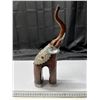 Image 3 : Elephant Red Wood Sculpture