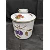 Image 1 : Royal Worcester Evesham Fine Porcelain Canister (Great Condition)