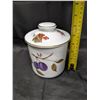 Image 2 : Royal Worcester Evesham Fine Porcelain Canister (Great Condition)