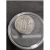 Image 2 : 1923 US Quarter Dollar Stand Liberty "COPY" Printed On Coin