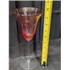 Image 2 : Misc. Lot (4 Pink Wine Glasses, and Decor Items)