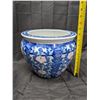 Image 2 : Blue and White Porcelain Planter 10"