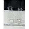 Image 1 : 2x #2 Lamp Chimneys