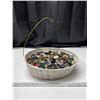 Image 1 : 1 Basket of Vintage Buttons