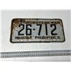 Image 1 : 1959 Saskatchewan License Plate