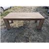 Image 1 : Wood Dining Room Table (Fine Condition) 79"x39"x30.5"