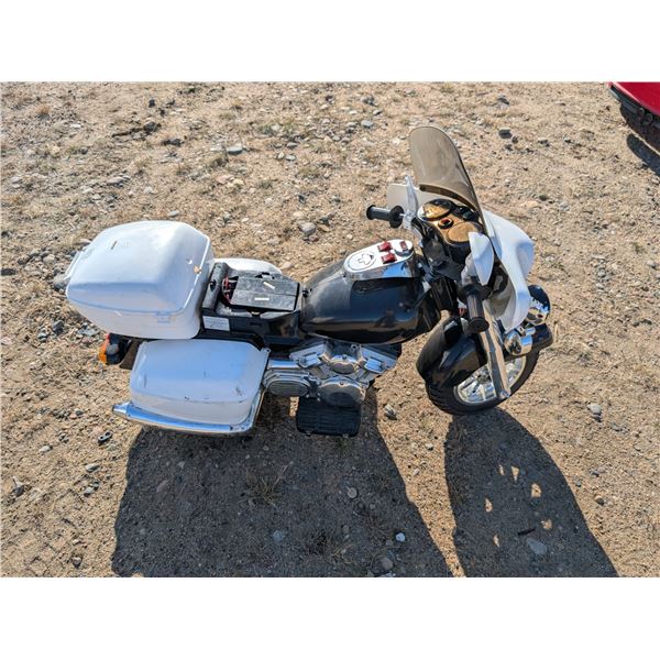 Children's Electric Toy Vehicle (Police Bike Design, Not Tested)