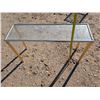 Image 4 : Brass Glass Top Display Table (27"x48"x15")