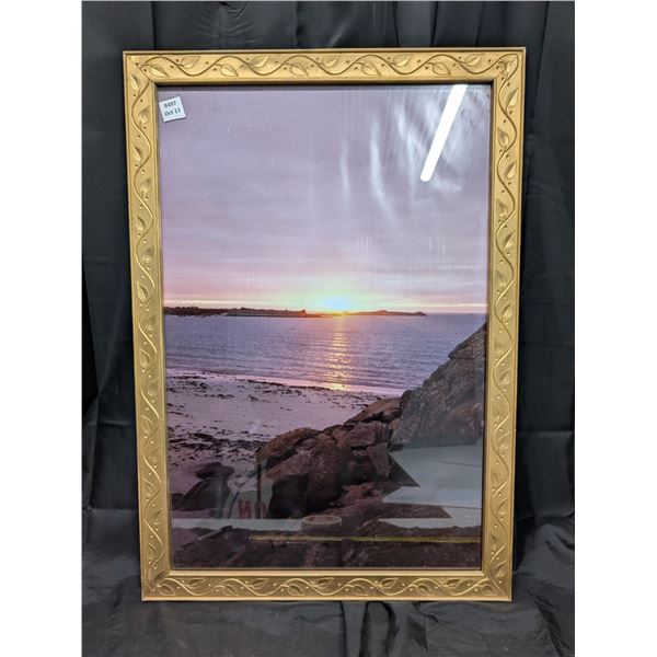 Framed PhotoGraph Ocean View (22"x32")