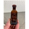 Image 1 : VINTAGE IODINE MEDICINE BOTTLE EMBOSSED SKULL AND CROSSBONES