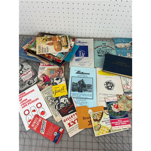 MISC VINTAGE PAPER TRAP CATALOGS PILOT LOG ETC