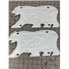 Image 2 : VINTAGE PAIR 1981 NWT POLAR BEAR LICENCE PLATES