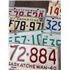 Image 2 : LOT OF SASKATCHEWAN LICENCE PLATES *1940 REPAINTED*