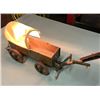 Image 3 : Wooden Covered Wagon Switch Lamp - works