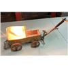Image 4 : Wooden Covered Wagon Switch Lamp - works
