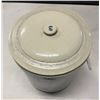 Image 2 : 3 Gallon Medalta Stoneware Crock with Lid