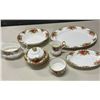 Image 2 : Old Country Rose Royal Albert Plater & Bowl Dinner Set