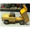 Image 1 : Vintage Yellow Metal Tonka Toy Dump Truck