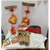 Image 5 : Japanese Umbrella, Shoes, Fan, Purse, Candles, Misc. Items