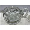 Image 3 : Pyrex Tea Pot with 4 lids