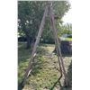 Image 1 : 8FT Vintage Wooden Ladder