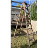 Image 4 : 8FT Vintage Wooden Ladder