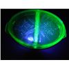 Image 2 : 401.  URANIUM GLASS DIVIDED DISH GLOWS