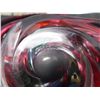 Image 3 : 414.  VINTAGE VAL ST LAMBERT CRANBERRY SWIRL, SIGNED ON BASE, SCARCE