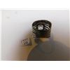 Image 2 : 424.  925 ISRAEL STERLING AND CRYSTAL RING