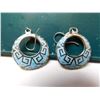 Image 2 : 432.  VINTAGE 925 EARINGS WITH OPAL BITS
