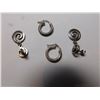 Image 2 : 441.  2 PAIRS OF STRELING EARINGS