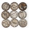 Image 2 : 454.  9 PROVINCIAL MEDALLIONS 1960’S GAS STATION PROMOS