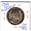 Image 2 : 482.  1907 NEWFOUNDLAND FIFTY CENT
