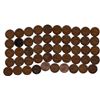 Image 2 : 497.  FIFTY GEORGE V ONE CENT COINS AS SHOWN