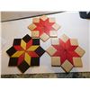 Image 2 : 539.  3 WOODEN BANFF GONDOLA SOUVENIR TRIVETS
