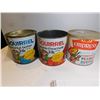 Image 2 : 552.  3 VINTAGE PEANUT BUTTER TINS