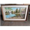 Image 1 : 596.  LARGE MUSKOKA PAINTING, W. ALLAN, 1976