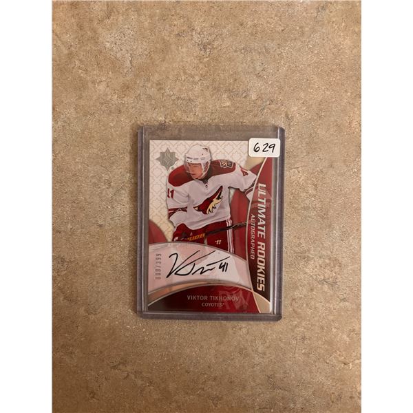 Viktor Tikhonov - Autographed Rookie Card
