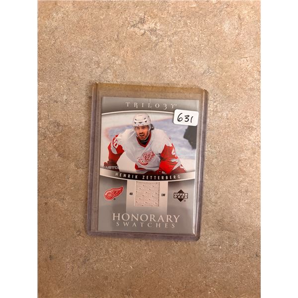 Henrik Zetterberg - Jersey Card