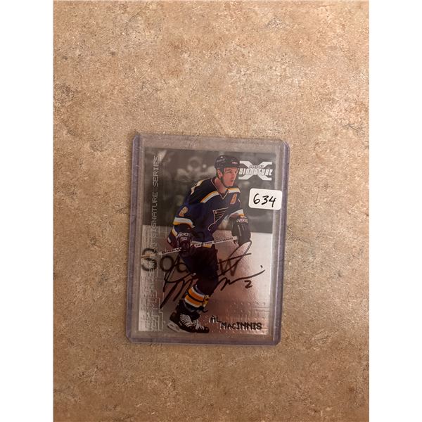 Al MacInnis - Autographed Hockey Card