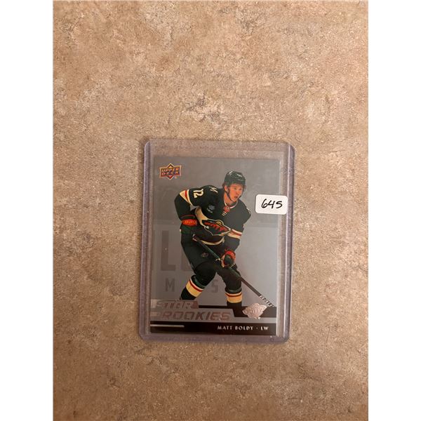 Matt Boldy - Rookie Card